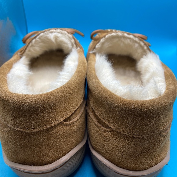 My Pillow Women's Moccasin MySlippers Size 9 Suede Chestnut..Amazing Condition - Picture 5 of 9